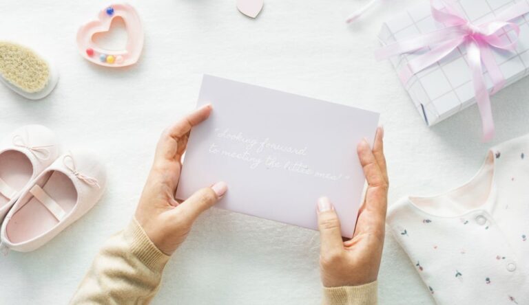 what to write in a baby shower gift card