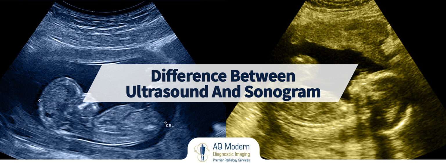 Difference Between Ultrasound And Sonogram