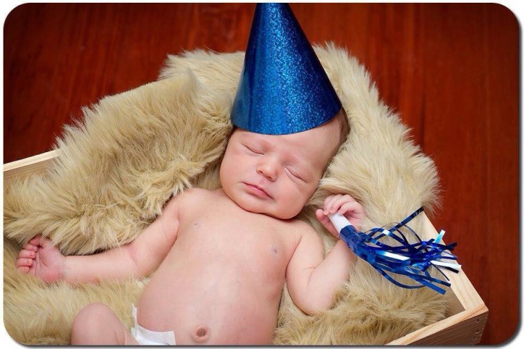 What do you get if your baby is born on new year's?