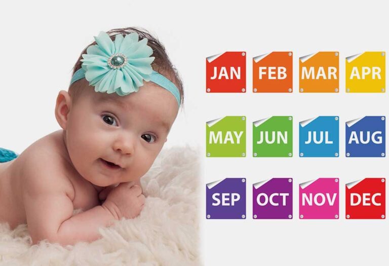 What is the lucky month for babies to be born in?